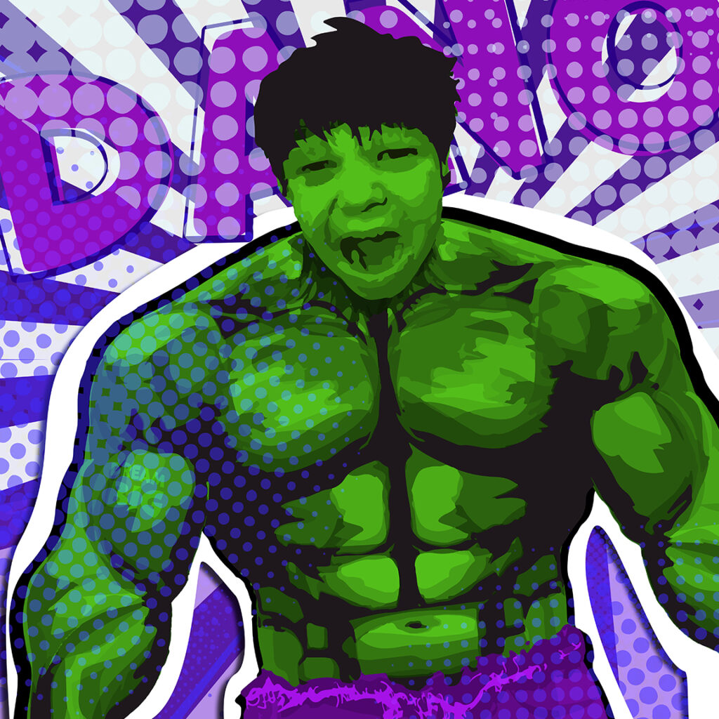 Custom Hulk Portrait